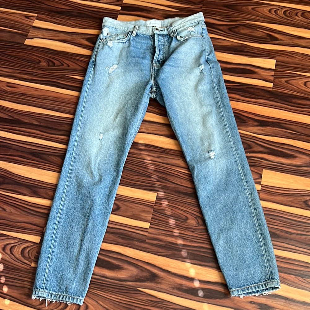 Current Elliott Distressed Boyfriend Jeans